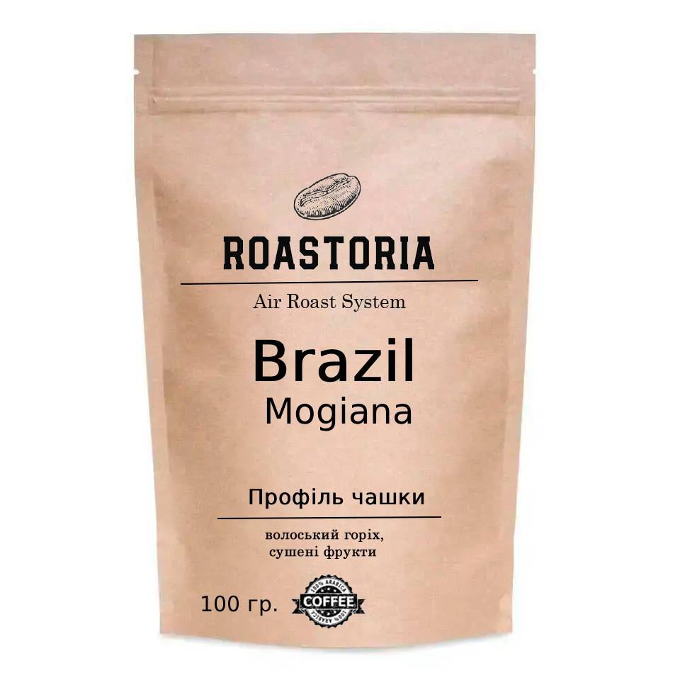 Пачка кави Roastoria Brazil Mogiana, 100 г